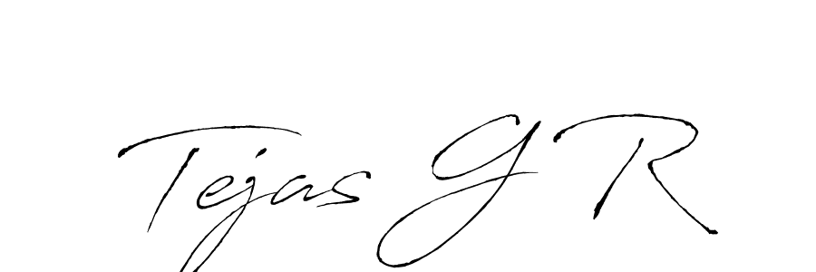 Antro_Vectra is a professional signature style that is perfect for those who want to add a touch of class to their signature. It is also a great choice for those who want to make their signature more unique. Get Tejas G R name to fancy signature for free. Tejas G R signature style 6 images and pictures png