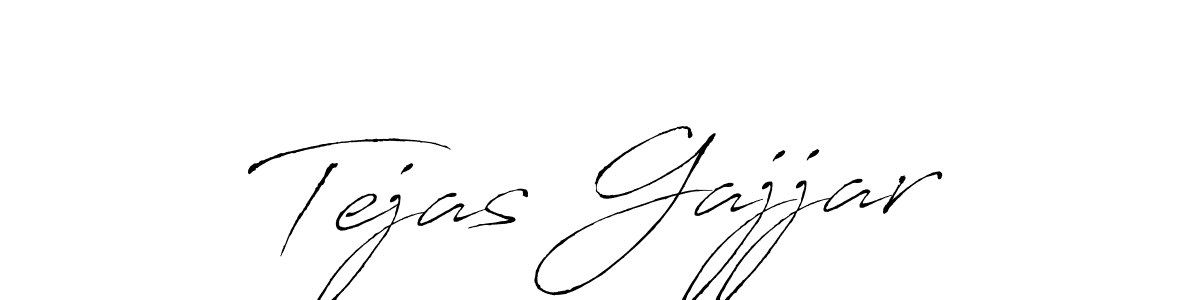 It looks lik you need a new signature style for name Tejas Gajjar. Design unique handwritten (Antro_Vectra) signature with our free signature maker in just a few clicks. Tejas Gajjar signature style 6 images and pictures png