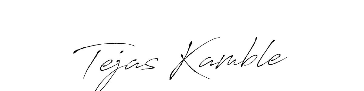 Also we have Tejas Kamble name is the best signature style. Create professional handwritten signature collection using Antro_Vectra autograph style. Tejas Kamble signature style 6 images and pictures png