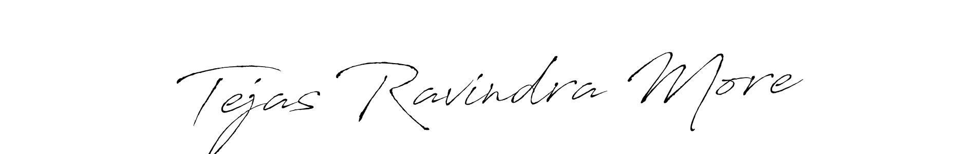 Also You can easily find your signature by using the search form. We will create Tejas Ravindra More name handwritten signature images for you free of cost using Antro_Vectra sign style. Tejas Ravindra More signature style 6 images and pictures png