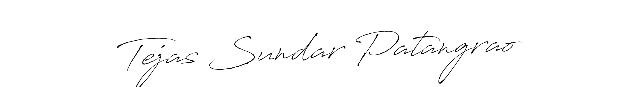 This is the best signature style for the Tejas Sundar Patangrao name. Also you like these signature font (Antro_Vectra). Mix name signature. Tejas Sundar Patangrao signature style 6 images and pictures png