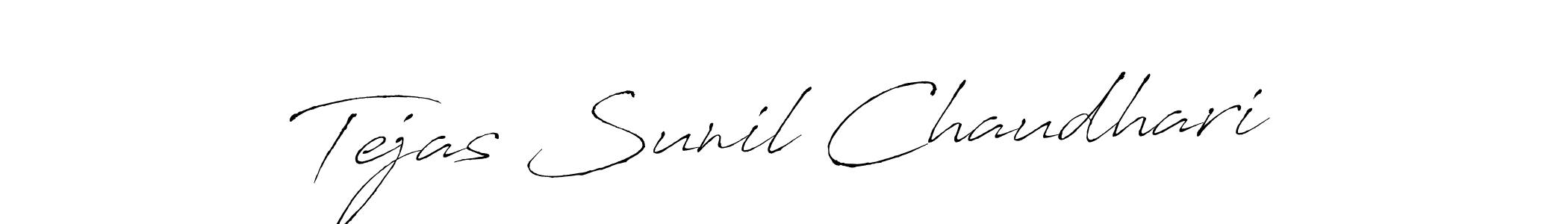 The best way (Antro_Vectra) to make a short signature is to pick only two or three words in your name. The name Tejas Sunil Chaudhari include a total of six letters. For converting this name. Tejas Sunil Chaudhari signature style 6 images and pictures png