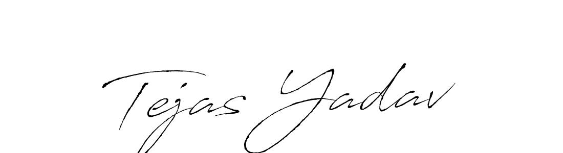 Design your own signature with our free online signature maker. With this signature software, you can create a handwritten (Antro_Vectra) signature for name Tejas Yadav. Tejas Yadav signature style 6 images and pictures png