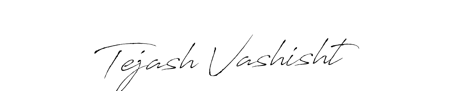 Design your own signature with our free online signature maker. With this signature software, you can create a handwritten (Antro_Vectra) signature for name Tejash Vashisht. Tejash Vashisht signature style 6 images and pictures png