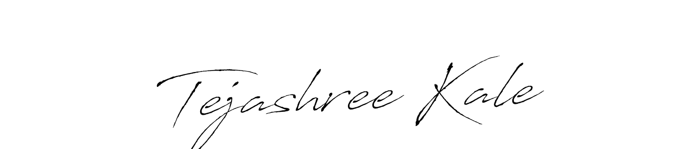 How to make Tejashree Kale name signature. Use Antro_Vectra style for creating short signs online. This is the latest handwritten sign. Tejashree Kale signature style 6 images and pictures png