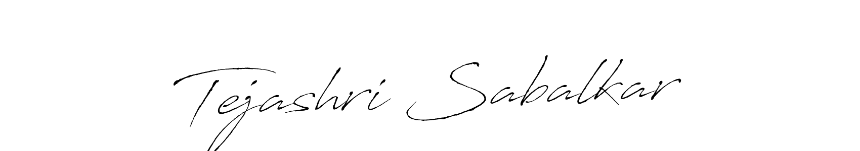 Make a beautiful signature design for name Tejashri Sabalkar. With this signature (Antro_Vectra) style, you can create a handwritten signature for free. Tejashri Sabalkar signature style 6 images and pictures png