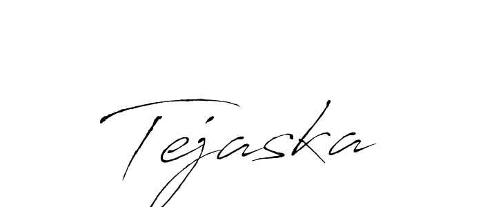 Make a beautiful signature design for name Tejaska. With this signature (Antro_Vectra) style, you can create a handwritten signature for free. Tejaska signature style 6 images and pictures png