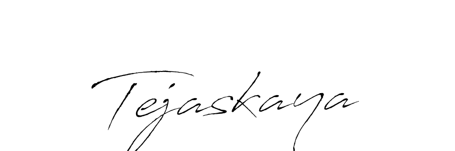 You should practise on your own different ways (Antro_Vectra) to write your name (Tejaskaya) in signature. don't let someone else do it for you. Tejaskaya signature style 6 images and pictures png