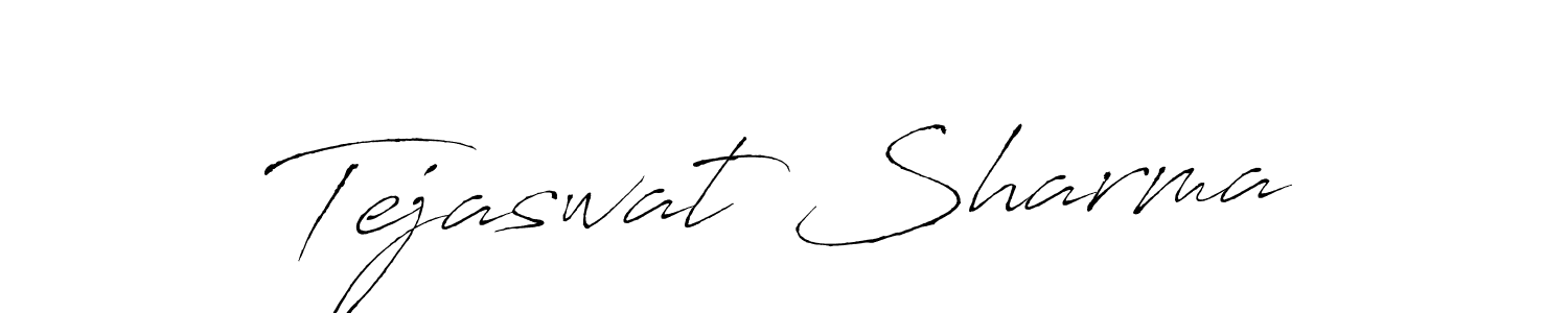 Design your own signature with our free online signature maker. With this signature software, you can create a handwritten (Antro_Vectra) signature for name Tejaswat Sharma. Tejaswat Sharma signature style 6 images and pictures png