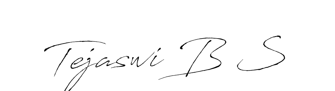 Similarly Antro_Vectra is the best handwritten signature design. Signature creator online .You can use it as an online autograph creator for name Tejaswi B S. Tejaswi B S signature style 6 images and pictures png