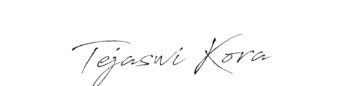 Once you've used our free online signature maker to create your best signature Antro_Vectra style, it's time to enjoy all of the benefits that Tejaswi Kora name signing documents. Tejaswi Kora signature style 6 images and pictures png