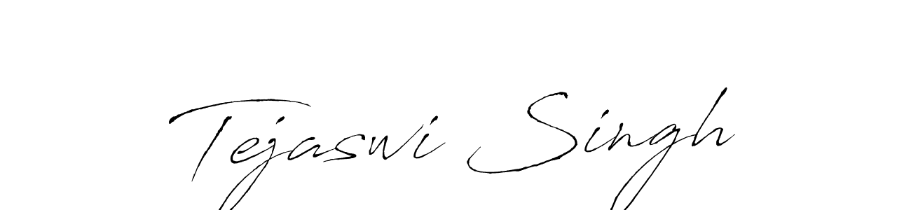 Make a beautiful signature design for name Tejaswi Singh. With this signature (Antro_Vectra) style, you can create a handwritten signature for free. Tejaswi Singh signature style 6 images and pictures png