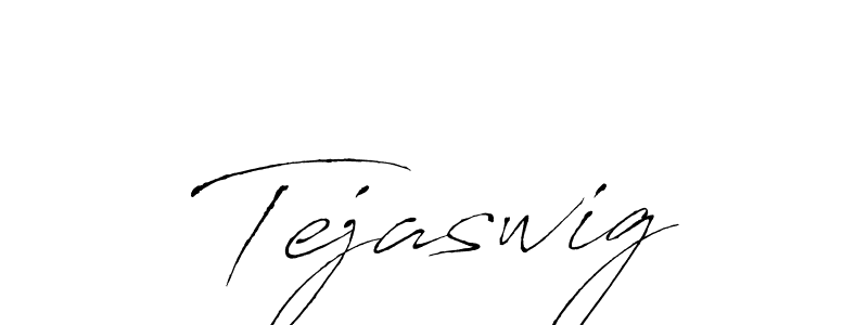 How to make Tejaswig signature? Antro_Vectra is a professional autograph style. Create handwritten signature for Tejaswig name. Tejaswig signature style 6 images and pictures png