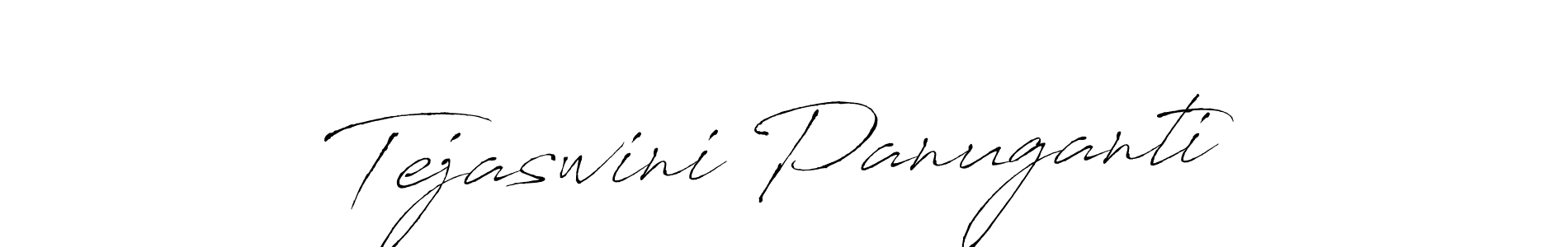 How to make Tejaswini Panuganti signature? Antro_Vectra is a professional autograph style. Create handwritten signature for Tejaswini Panuganti name. Tejaswini Panuganti signature style 6 images and pictures png