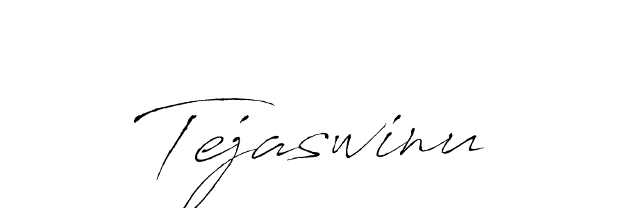 Also we have Tejaswinu name is the best signature style. Create professional handwritten signature collection using Antro_Vectra autograph style. Tejaswinu signature style 6 images and pictures png