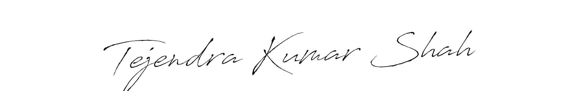 How to make Tejendra Kumar Shah signature? Antro_Vectra is a professional autograph style. Create handwritten signature for Tejendra Kumar Shah name. Tejendra Kumar Shah signature style 6 images and pictures png