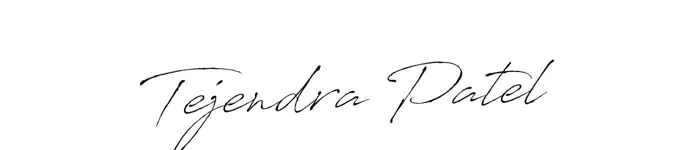 Design your own signature with our free online signature maker. With this signature software, you can create a handwritten (Antro_Vectra) signature for name Tejendra Patel. Tejendra Patel signature style 6 images and pictures png