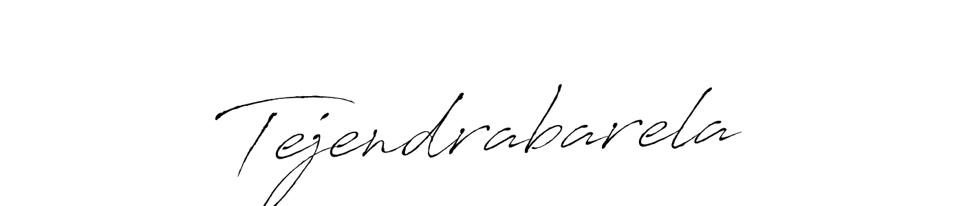 The best way (Antro_Vectra) to make a short signature is to pick only two or three words in your name. The name Tejendrabarela include a total of six letters. For converting this name. Tejendrabarela signature style 6 images and pictures png