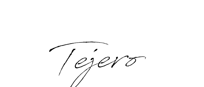 Make a beautiful signature design for name Tejero . With this signature (Antro_Vectra) style, you can create a handwritten signature for free. Tejero  signature style 6 images and pictures png