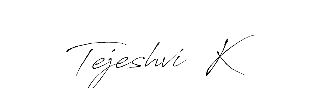 Also we have Tejeshvi  K name is the best signature style. Create professional handwritten signature collection using Antro_Vectra autograph style. Tejeshvi  K signature style 6 images and pictures png