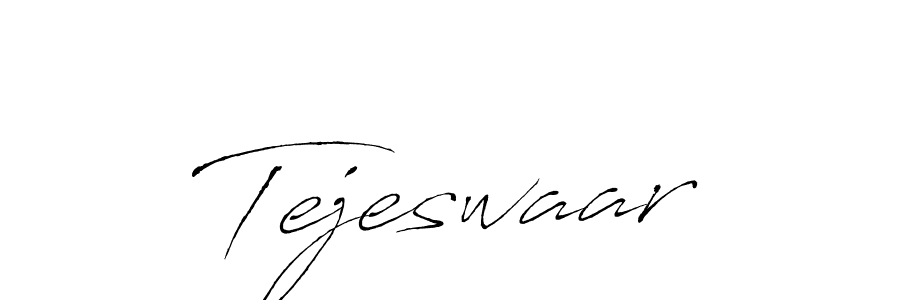 You should practise on your own different ways (Antro_Vectra) to write your name (Tejeswaar) in signature. don't let someone else do it for you. Tejeswaar signature style 6 images and pictures png