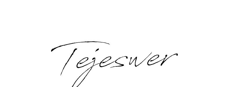 You should practise on your own different ways (Antro_Vectra) to write your name (Tejeswer) in signature. don't let someone else do it for you. Tejeswer signature style 6 images and pictures png