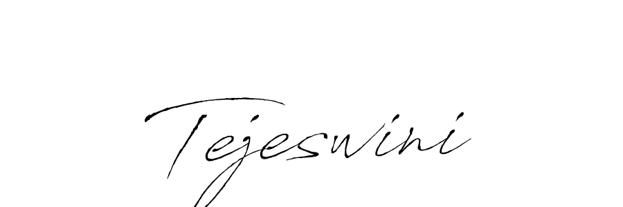 You should practise on your own different ways (Antro_Vectra) to write your name (Tejeswini) in signature. don't let someone else do it for you. Tejeswini signature style 6 images and pictures png