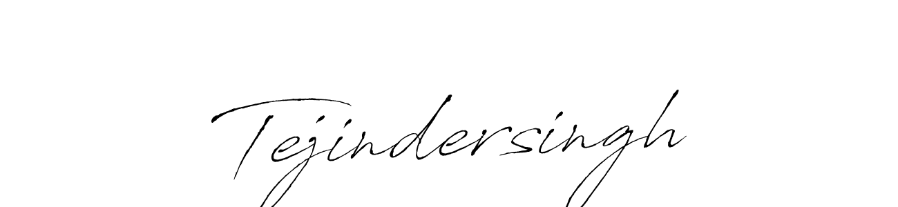 How to make Tejindersingh name signature. Use Antro_Vectra style for creating short signs online. This is the latest handwritten sign. Tejindersingh signature style 6 images and pictures png