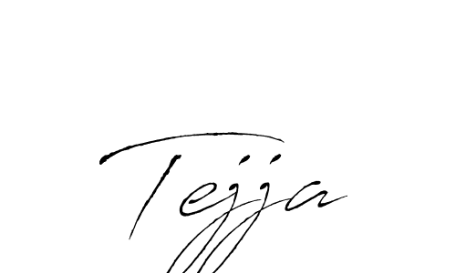 The best way (Antro_Vectra) to make a short signature is to pick only two or three words in your name. The name Tejja include a total of six letters. For converting this name. Tejja signature style 6 images and pictures png