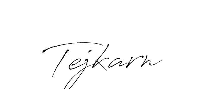 How to make Tejkarn signature? Antro_Vectra is a professional autograph style. Create handwritten signature for Tejkarn name. Tejkarn signature style 6 images and pictures png