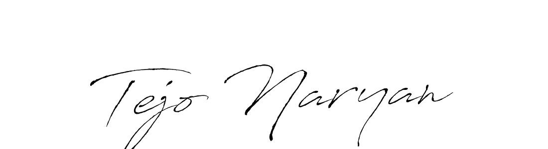 Also we have Tejo Naryan name is the best signature style. Create professional handwritten signature collection using Antro_Vectra autograph style. Tejo Naryan signature style 6 images and pictures png