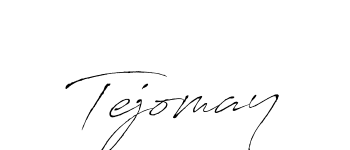 Design your own signature with our free online signature maker. With this signature software, you can create a handwritten (Antro_Vectra) signature for name Tejomay. Tejomay signature style 6 images and pictures png