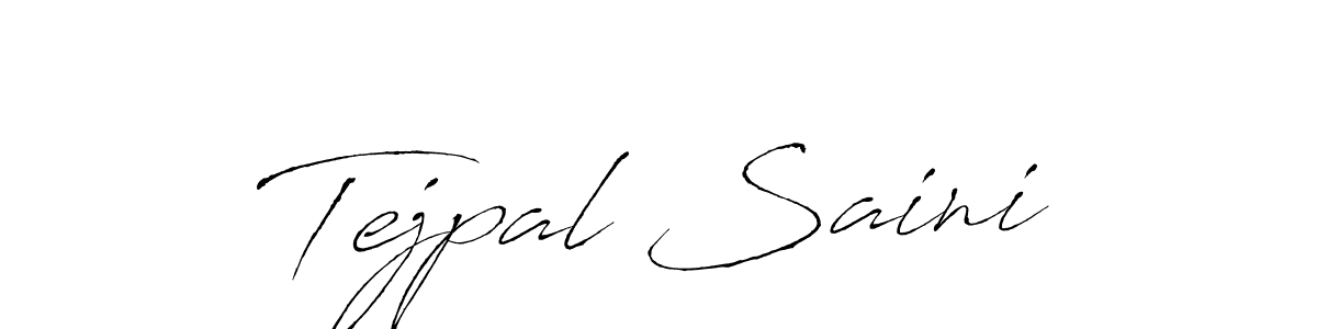 How to make Tejpal Saini signature? Antro_Vectra is a professional autograph style. Create handwritten signature for Tejpal Saini name. Tejpal Saini signature style 6 images and pictures png