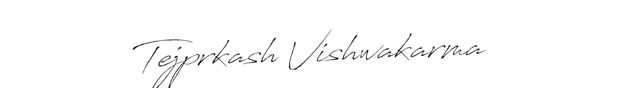The best way (Antro_Vectra) to make a short signature is to pick only two or three words in your name. The name Tejprkash Vishwakarma include a total of six letters. For converting this name. Tejprkash Vishwakarma signature style 6 images and pictures png