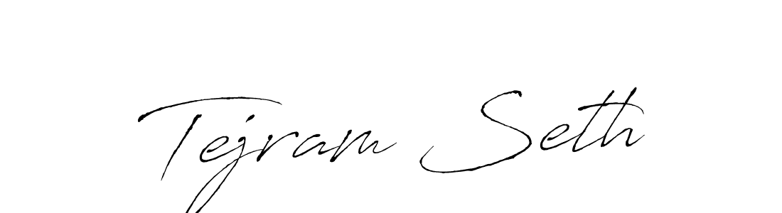 Also we have Tejram Seth name is the best signature style. Create professional handwritten signature collection using Antro_Vectra autograph style. Tejram Seth signature style 6 images and pictures png