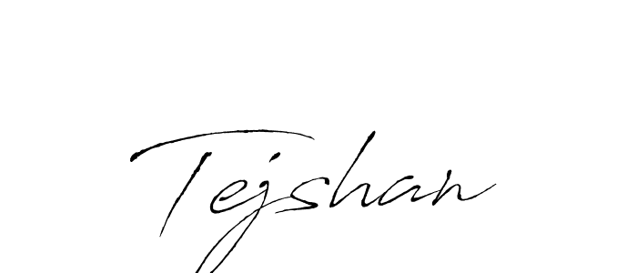 Use a signature maker to create a handwritten signature online. With this signature software, you can design (Antro_Vectra) your own signature for name Tejshan. Tejshan signature style 6 images and pictures png