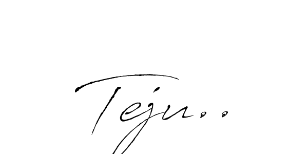 Also You can easily find your signature by using the search form. We will create Teju.. name handwritten signature images for you free of cost using Antro_Vectra sign style. Teju.. signature style 6 images and pictures png