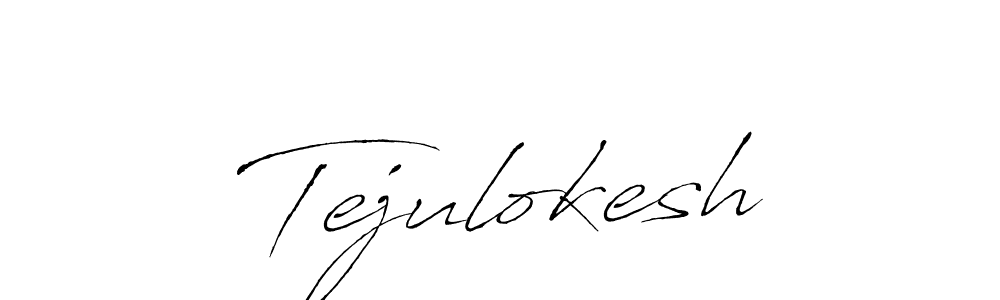 The best way (Antro_Vectra) to make a short signature is to pick only two or three words in your name. The name Tejulokesh include a total of six letters. For converting this name. Tejulokesh signature style 6 images and pictures png