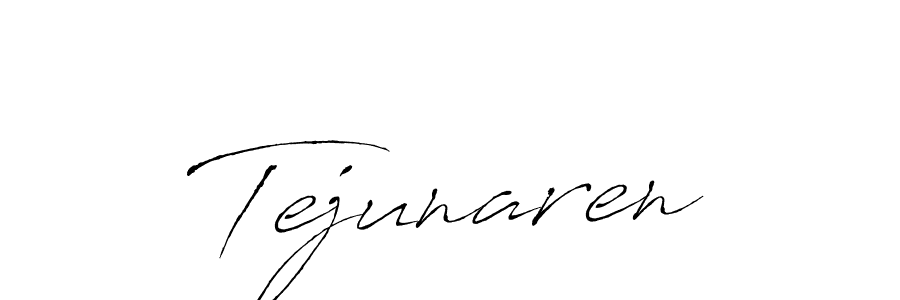 Once you've used our free online signature maker to create your best signature Antro_Vectra style, it's time to enjoy all of the benefits that Tejunaren name signing documents. Tejunaren signature style 6 images and pictures png