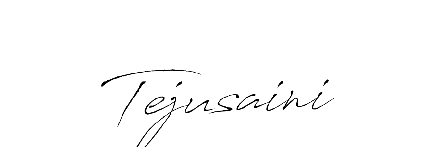 Use a signature maker to create a handwritten signature online. With this signature software, you can design (Antro_Vectra) your own signature for name Tejusaini. Tejusaini signature style 6 images and pictures png