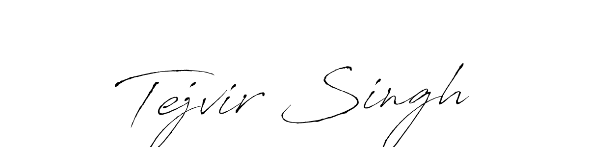 How to make Tejvir Singh signature? Antro_Vectra is a professional autograph style. Create handwritten signature for Tejvir Singh name. Tejvir Singh signature style 6 images and pictures png