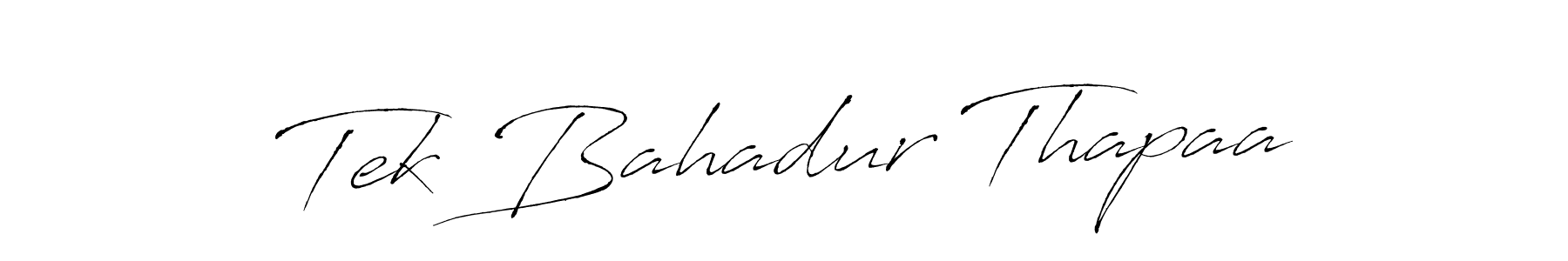 Also we have Tek Bahadur Thapaa name is the best signature style. Create professional handwritten signature collection using Antro_Vectra autograph style. Tek Bahadur Thapaa signature style 6 images and pictures png