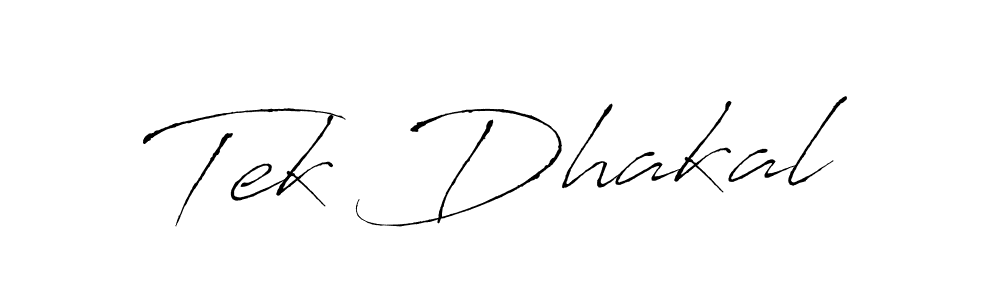 It looks lik you need a new signature style for name Tek Dhakal. Design unique handwritten (Antro_Vectra) signature with our free signature maker in just a few clicks. Tek Dhakal signature style 6 images and pictures png