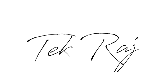 Also we have Tek Raj name is the best signature style. Create professional handwritten signature collection using Antro_Vectra autograph style. Tek Raj signature style 6 images and pictures png