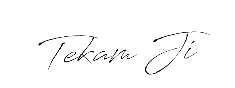 Make a beautiful signature design for name Tekam Ji. Use this online signature maker to create a handwritten signature for free. Tekam Ji signature style 6 images and pictures png