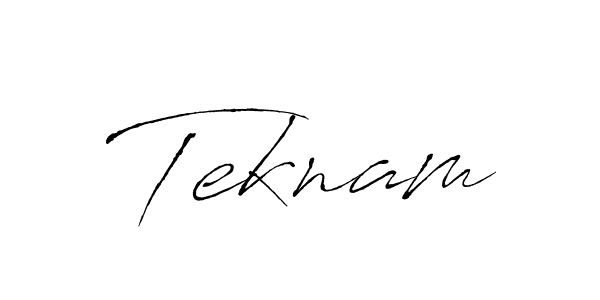 if you are searching for the best signature style for your name Teknam. so please give up your signature search. here we have designed multiple signature styles  using Antro_Vectra. Teknam signature style 6 images and pictures png