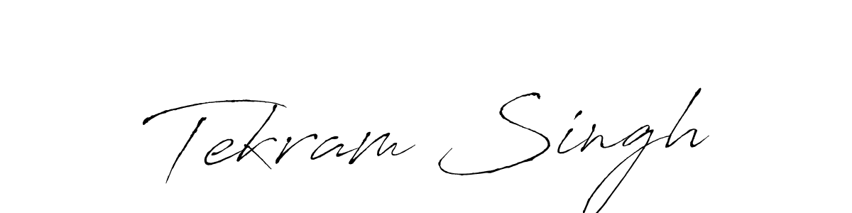 You should practise on your own different ways (Antro_Vectra) to write your name (Tekram Singh) in signature. don't let someone else do it for you. Tekram Singh signature style 6 images and pictures png