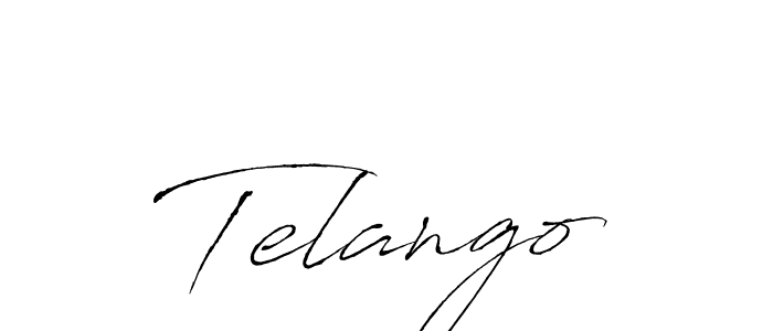 Use a signature maker to create a handwritten signature online. With this signature software, you can design (Antro_Vectra) your own signature for name Telango. Telango signature style 6 images and pictures png