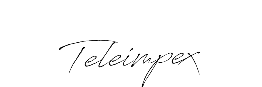 How to make Teleimpex signature? Antro_Vectra is a professional autograph style. Create handwritten signature for Teleimpex name. Teleimpex signature style 6 images and pictures png