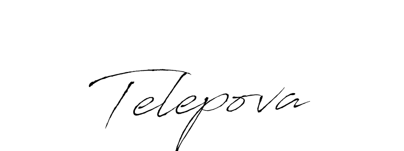 Also we have Telepova name is the best signature style. Create professional handwritten signature collection using Antro_Vectra autograph style. Telepova signature style 6 images and pictures png